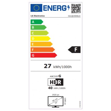LG Smart Τηλεόραση 32" Full HD LED LQ63 HDR (2022) 32LQ63006LA